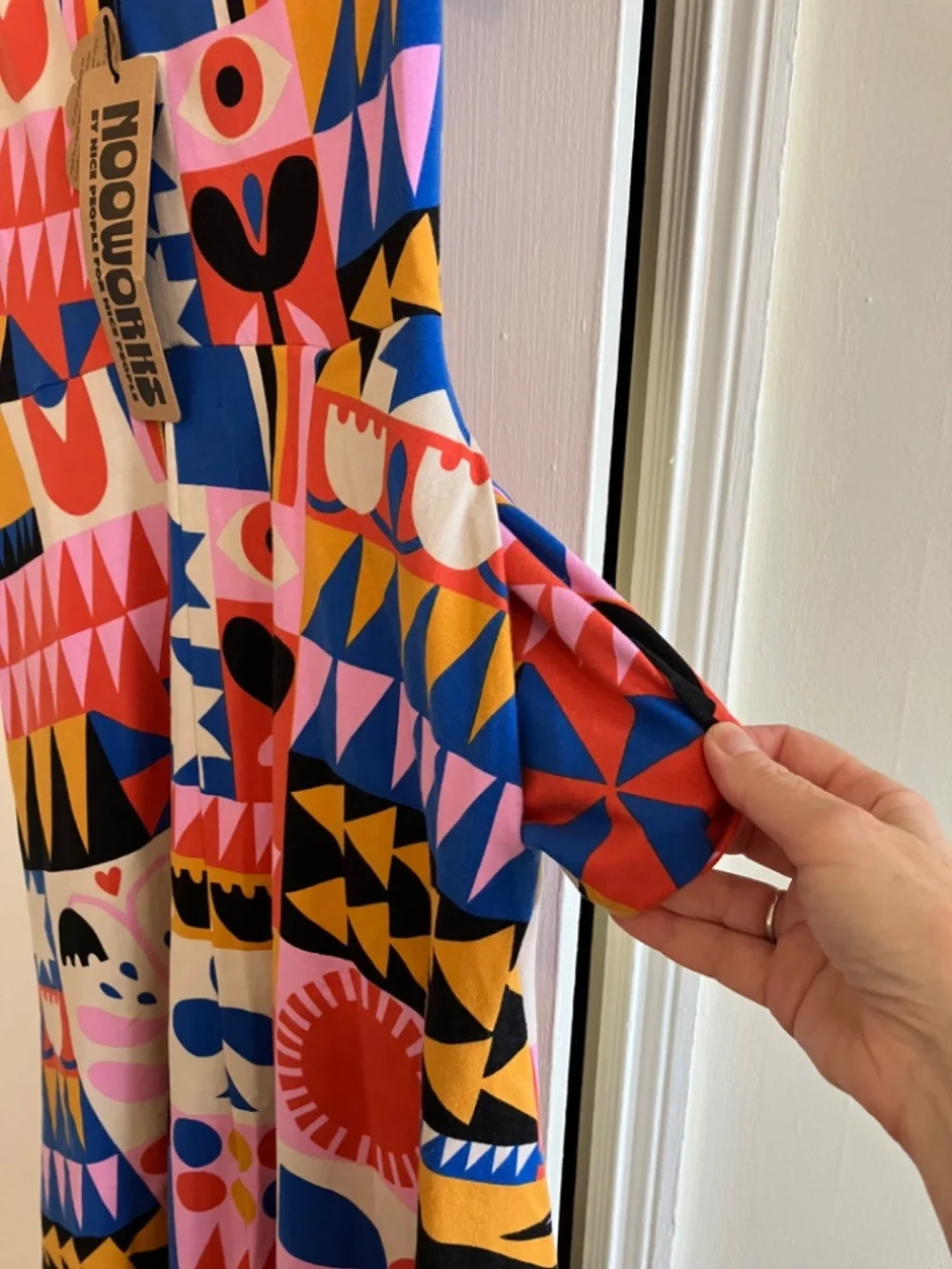 NOOWORKS dress in Greta by artist Lisa Congdon -- a roomy XS - Picture 6 of 6
